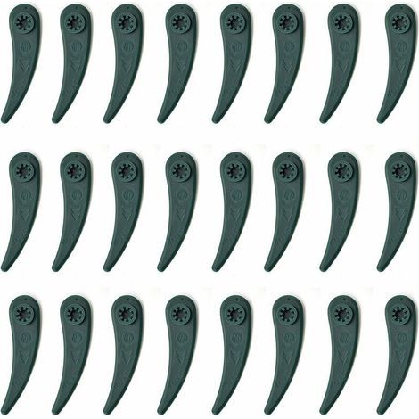 Packung mit 24 Ersatzklingen aus Kunststoff für Bosch Durablade Art 23-18 LI und Art 26-18 LI Rasentrimmer (1/5)