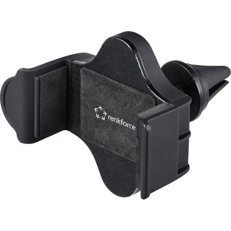 Renkforce RF-5385148 Lüftungsgitter Handy-Kfz-Halterung 360° drehbar Passend für Breite: 55 - 85 mm