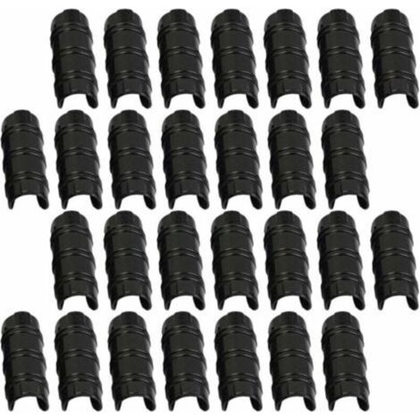 Accessoire pour serre,30pcs 32mm Serre Clips,Pinces à Tuyau pour la Fixation des Housses au Jardin Serres,des Films,des Plantes