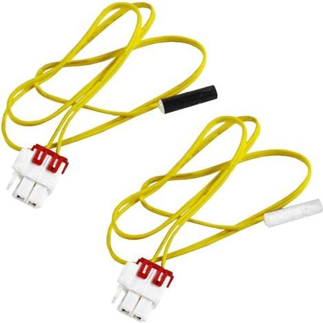 2-teiliger Abtau-Sensor, 5k Temperaturfühler, schwarz-weißer Kopf, für Samsung Kühlschränke (1/5)