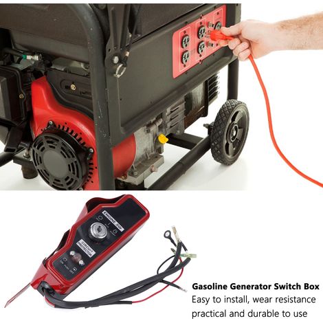 Boîtier de Démarrage Électrique pour Générateur à Essence 188F 190F 192F avec Clé - Contactez le Service Client pour Plus d'Options -KZQ (1/5)