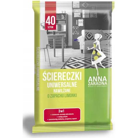 AZ Universal Feuchttücher mit Limettenduft, 40 Stück (1/2)