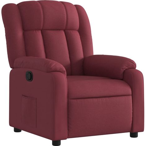 Maison Exclusive - Relaxsessel Weinrot Stoff