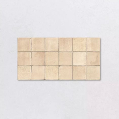 Carrelage Effet Zellige EASY 32x62.5 cm Block Sand Mykonos Gloss