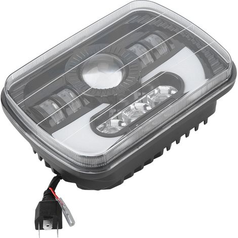 Phare LED 7 pouces 300W étanche auto carré pour Jeep, ampoules scellées (1/5)