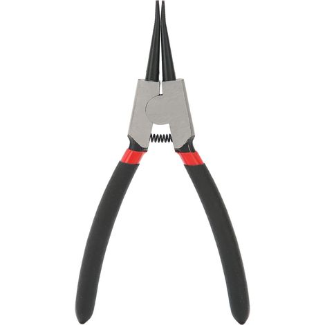 Pince à circlips externe droite Pince de retenue multifonctionnelle pour anneau en caoutchouc et acier au carbone ( (1/5)