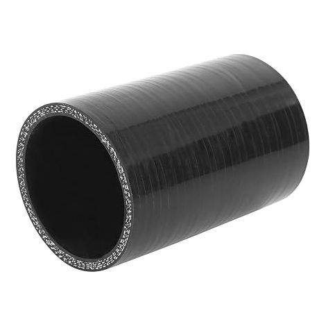 Intercooler Hose Coupler Silicone Straight 60 mm Black Turbo (1/5)