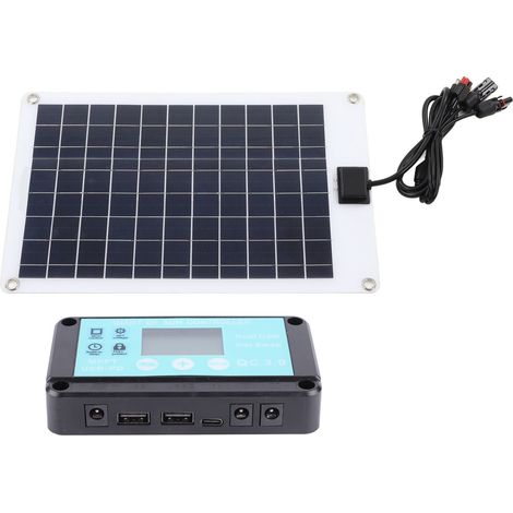 50-W-Solarpanel mit 100-A-MPPT-Laderegler für 12-V-Batterien und Gleichstrom-Ladegeräte (1/5)