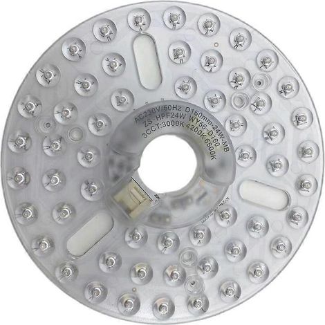 6,2-Zoll-Deckenventilator-Beleuchtungs-Umrüstset (110/220 V), Ersatz-Pendelleuchte, runde 110-V-Leuchte (1/5)