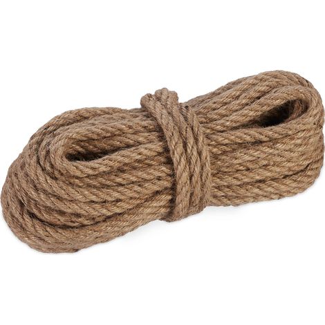 Relaxdays Natural Rope, Bundle, Jute, Plant, Twine, Handicraft, Garden ...