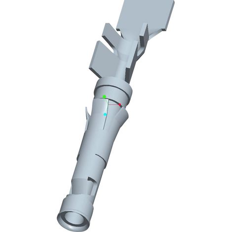 TE Connectivity 1-66360-2 Rundstecker Einzelkontakt Buchsenkontakt Gesamtpolzahl: 1 Serie (Rundsteck