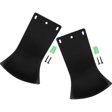 Plateau Récupérateur en Plastique Noir pour Distributeur de Savonnette à Pompe, Design Moderne et Anti-Goutte, pour Salle de Bain et Espaces Publics, Lot de 2 Pièces'-'- (1/5)