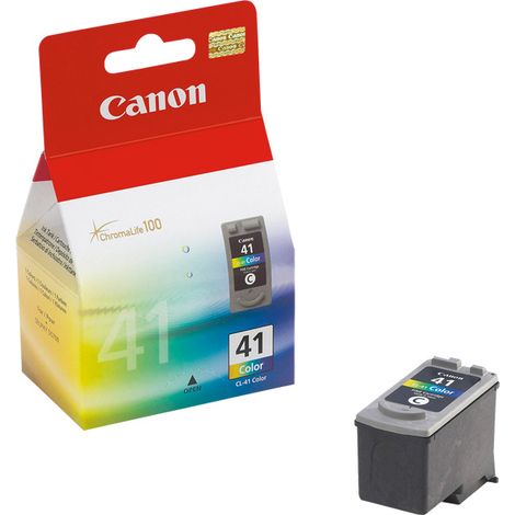 Cartouche Canon CL-41 3 couleurs pour imprimante jet d'encre (1/2)