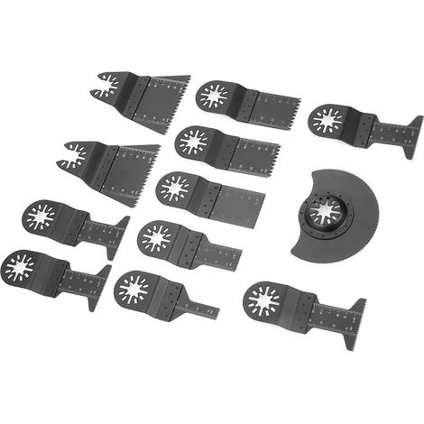12 lames de scie oscillantes standard pour outil multifonction, outils de coupe électriques (1/5)