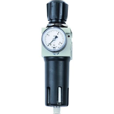 [NEUWERTIG] B-Ware Schneider Filter Druckminderer Wasserabscheider Manometer G 3/4 Einstellknopf
