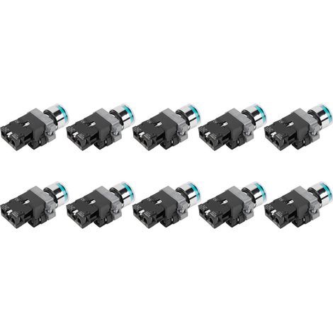 10 boutons d'alimentation BERM@ à réarmement automatique, normalement ouverts, pour équipements à tension plate XB2-10DN24V (1/5)