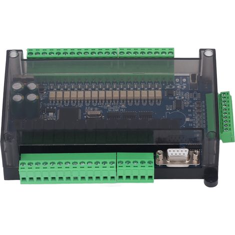 Automate industrielle 24V Carte de contrôle logique programmable 16 entrées 16 sorties RS485 Antiparasite robuste (1/5)
