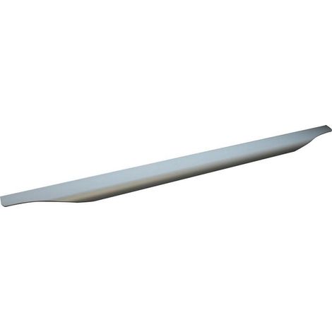 Poignée profil longueur 595 mm aluminium finition inox brossé - CADAP