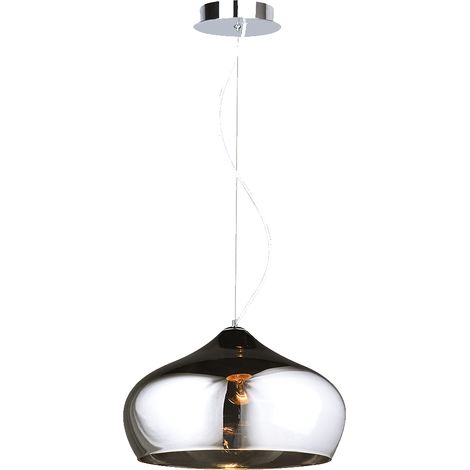 Suspension Verre Chrome 1xE27 (1/3)