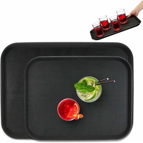 Ensemble de 2 plateaux de service (1/5)