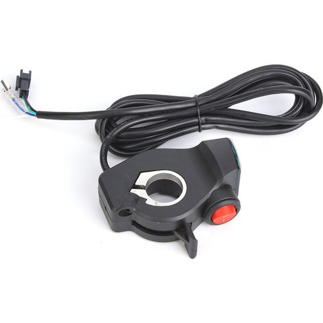 Manette d'accélérateur à pouce pour vélo électrique avec écran LCD numérique indicateur de tension batterie (1/5)