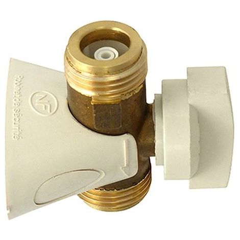 Robinet gaz automatique - Rousseau - Obturateur de sécurité intégré - Interruption automatique du gaz