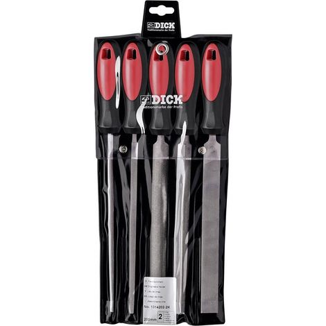 Dick 1314202-2K Set di lime bi-materiale 5 pezzi