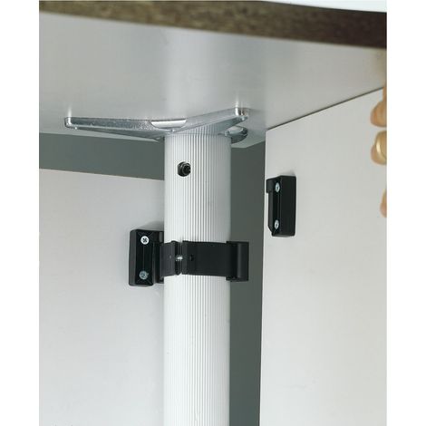 Tischfuß-Paneelsystem Modesty für Tischfüße/Tischbeine ø 60mm Kunststoff schwarz