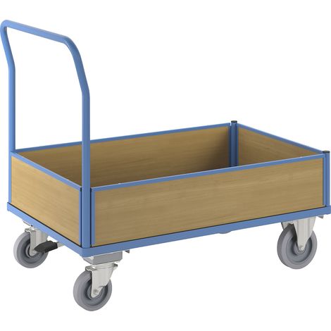 eurokraft pro, Chariot plate-forme avec panneaux en bois, avec (1/5)