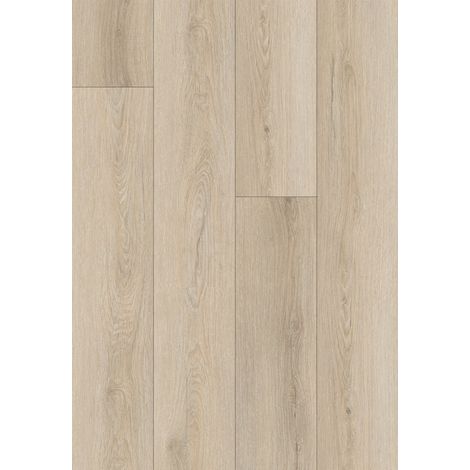 Mexen Elk Grove échantillon de panneaux en vinyle 1240 x 182 mm SPC 6,5 mm, sous-couche IXPE 1,5 mm, 4 V-Fuge, Chêne - F1125-S (1/2)