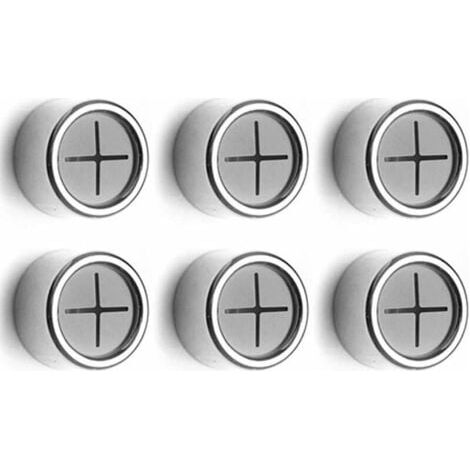6 pezzi di clip per strofinacci, ganci adesivi per strofinacci, ganci per strofinacci con ventosa, porta strofinacci da cucina, porta strofinacci con ventosa per bagno, armadio e credenza (ABS rotondo (1/4)