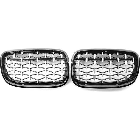 Paar Frontgrill-Grills für Motorhauben-Stoßstangen-Ersatz