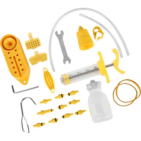 Kit de purge d'huile minérale pour freins à disque hydrauliques de vélo (1/5)