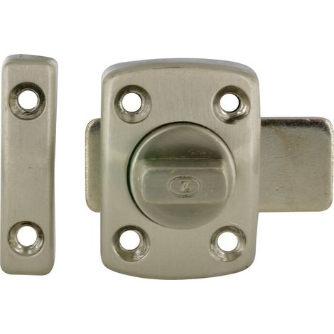 Targette Porte 30mm Nickel Mat Verrouillage Simple Et Discret - Cime