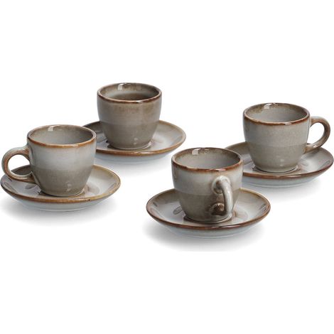 Espresso-Tassen, 8er-Set, Keramik, ZELLER (1/3)