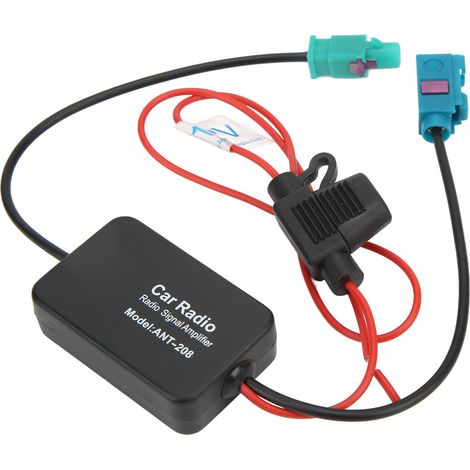 FAKRA II Radioantennen-Signalverstärker, 12V 75 Ohm Stecker, AM/FM-Antennenverstärker für Autos (1/5)