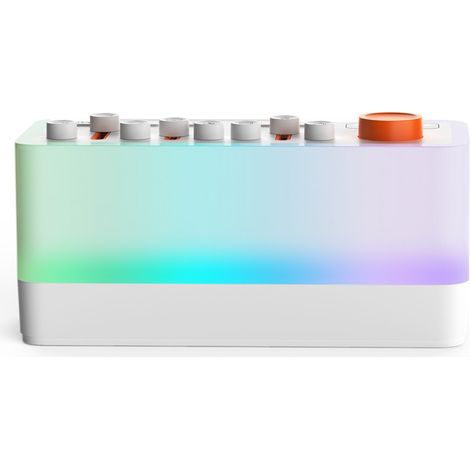 Luce notturna con altoparlante Bluetooth S10 per bambini, lampada da comodino multifunzionale con 8 effetti sonori, durata della batteria di 60 ore con funzione timer, regalo per ragazze, ragazzi, bam
