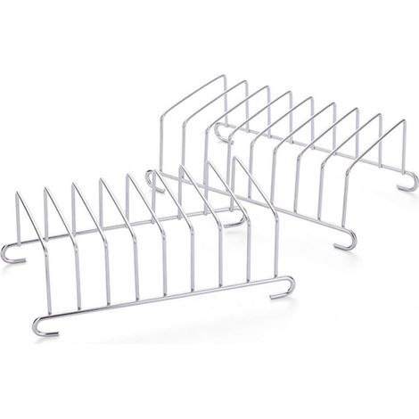 Lot de 2 porte-toasts en acier inoxydable argenté, grille à pain pour anniversaire, mariage et buffet festif