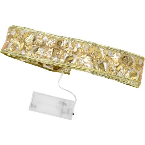 Guirlande lumineuse LED ruban dorée pour Pâques, 5 m (1/5)