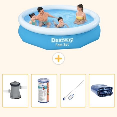 Bestway Bestway Fast Set Ronde - 305x66 cm - 5-pièces S194 (1/5)