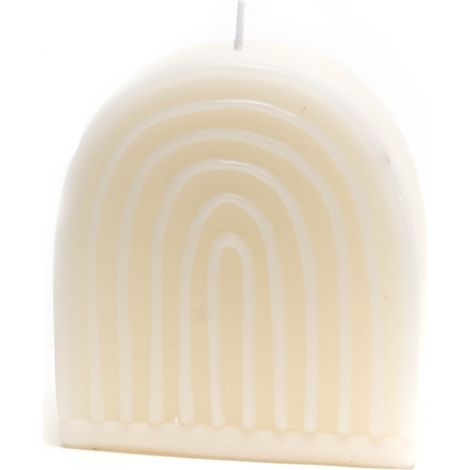 Amadeus - Bougie Rainbow grand modèle blanche (lot de 6) (1/2)