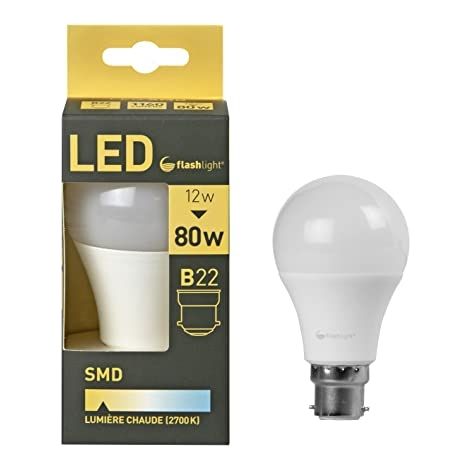 Ampoule LED - Flash Light - AMPOLE081 - Faible consommation - Intérieur/Extérieur
