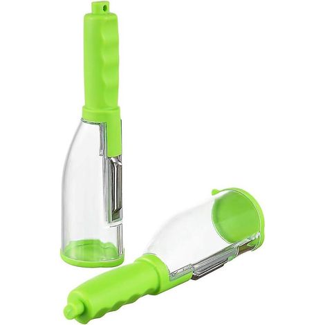 2-in-1 Gemüseschäler-Set mit Aufbewahrungsbehälter (1/5)