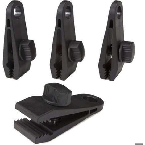 Clips Bâche - Crocodile À Dents - Résistant Vent Et UV - Pour Tentes Et Bâches - Lot De 10 (1/5)