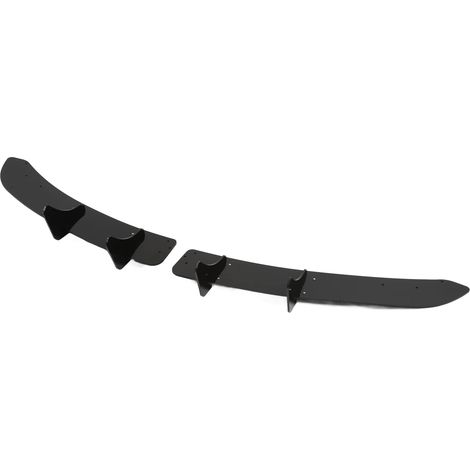 Spoiler Pare-Chocs Arrière, Diffuseur en ABS avec Vis 1 Paire Gauche Droite Brillant Noir (1/5)