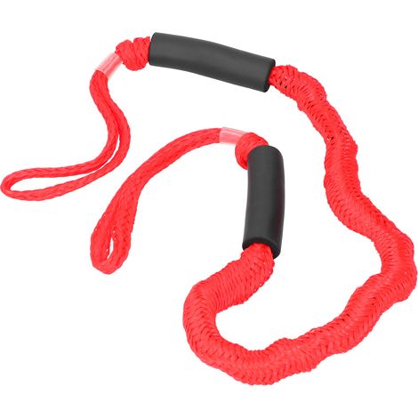Corde élastique de quai pour bateau, corde élastique extensible en PE, amarrage pour bateau, rouge (1/5)