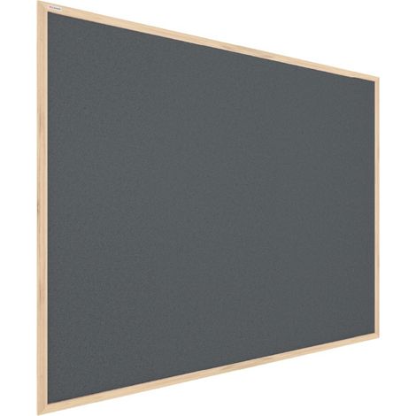 Tableau en Liège Gris avec Cadre en Bois 100x80cm