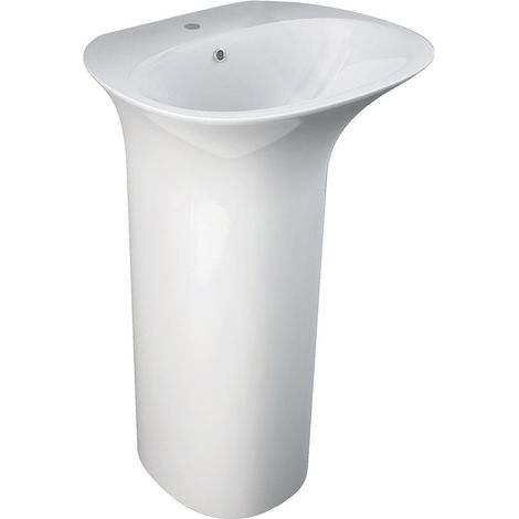 Lavabo autoportante sensation c/foro per rubinetto con foro (1/2)
