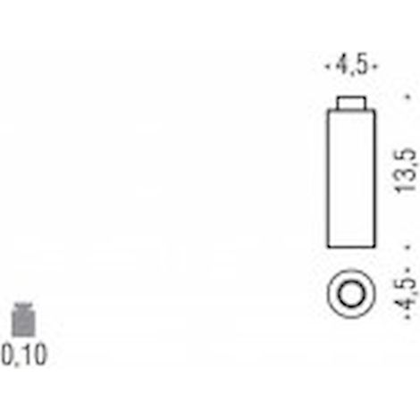 COLOMBO DESIGN Look w49550 ricambio per porta sapone cromato codice prod: W49550