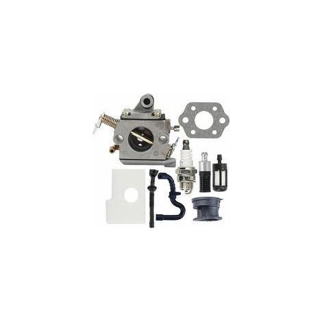 Carburateur pour tronçonneuse Stihl 017 018 MS170 MS180 – Remplacement Zama C1Q-S57A – Filtre à air inclus – Optimise le mélange air-carburant (1/5)